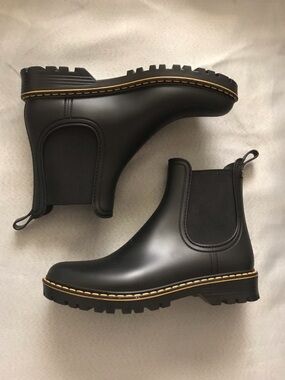 Igor Black Rain Lug Boots